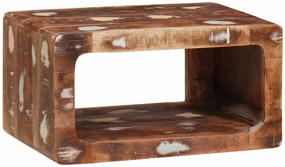 Naktinis staliukas Ruda 45 x 30 x 24 cm Kietas atkurtas medis