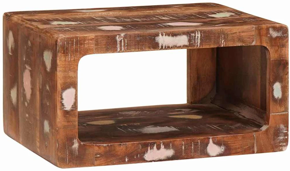 Naktinis staliukas Ruda 45 x 30 x 24 cm Kietas atkurtas medis