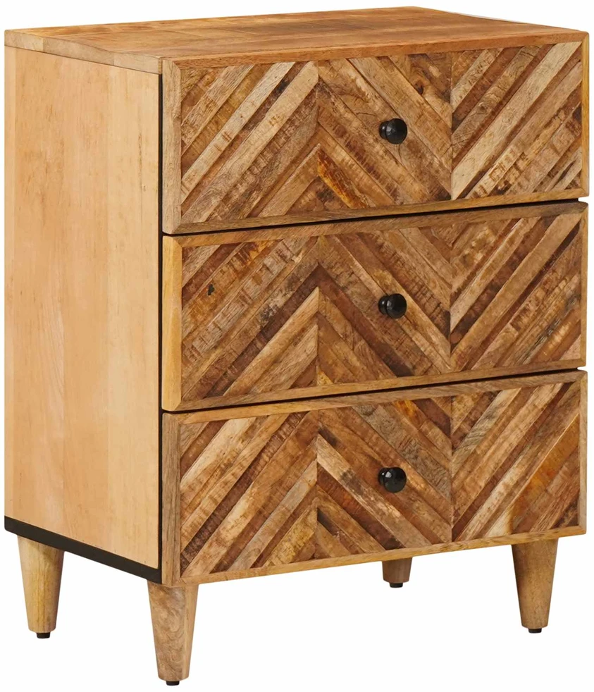 Naktinis staliukas Ruda 50 x 33 x 60 cm Kietas mango medis