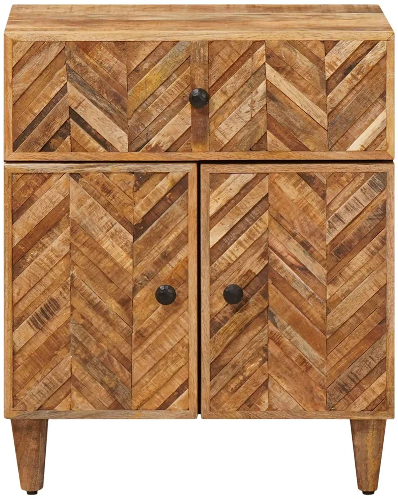 Naktinis staliukas Ruda 50 x 33 x 60 cm Kietas mango medis