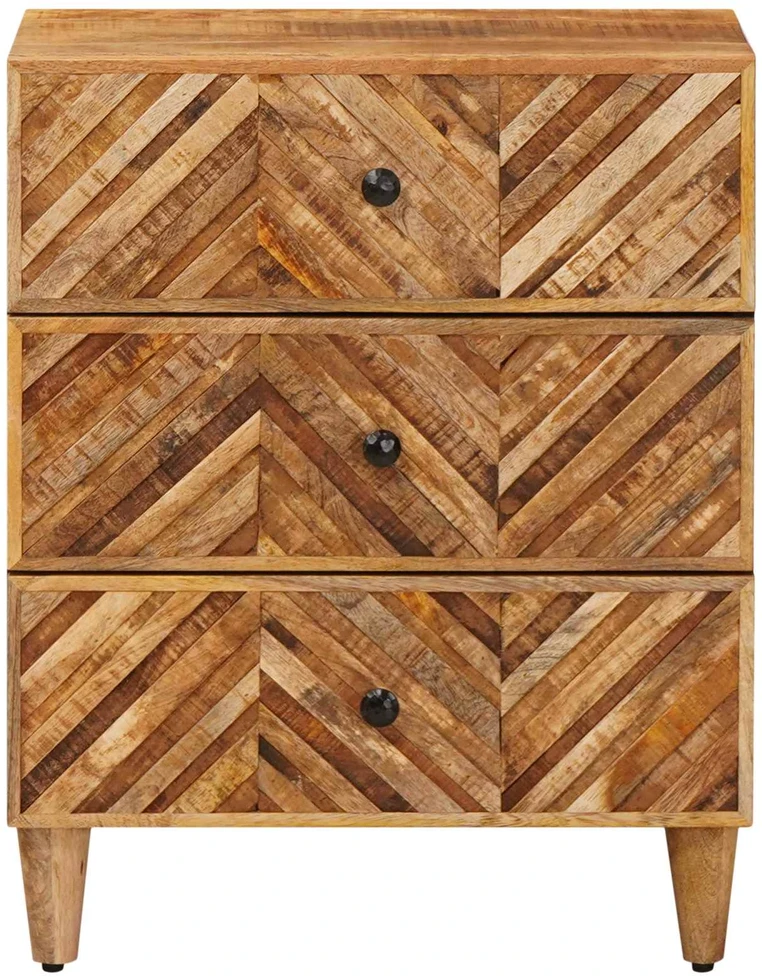 Naktinis staliukas Ruda 50 x 33 x 60 cm Kietas mango medis