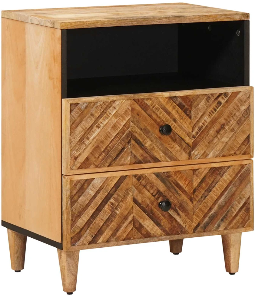 Naktinis staliukas Ruda 50 x 33 x 60 cm Kietas mango medis