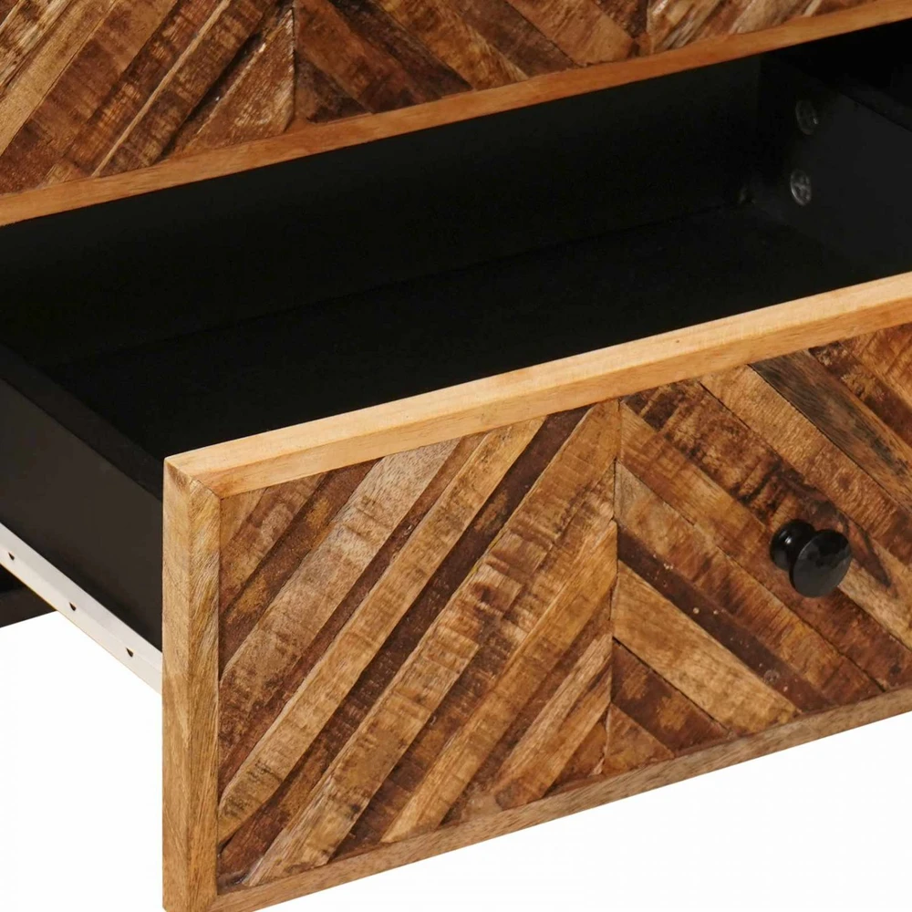 Naktinis staliukas Ruda 50 x 33 x 60 cm Kietas mango medis