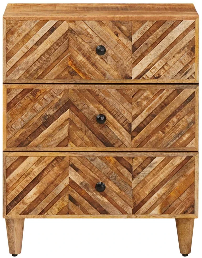 Naktinis staliukas Ruda 50 x 33 x 60 cm Kietas mango medis