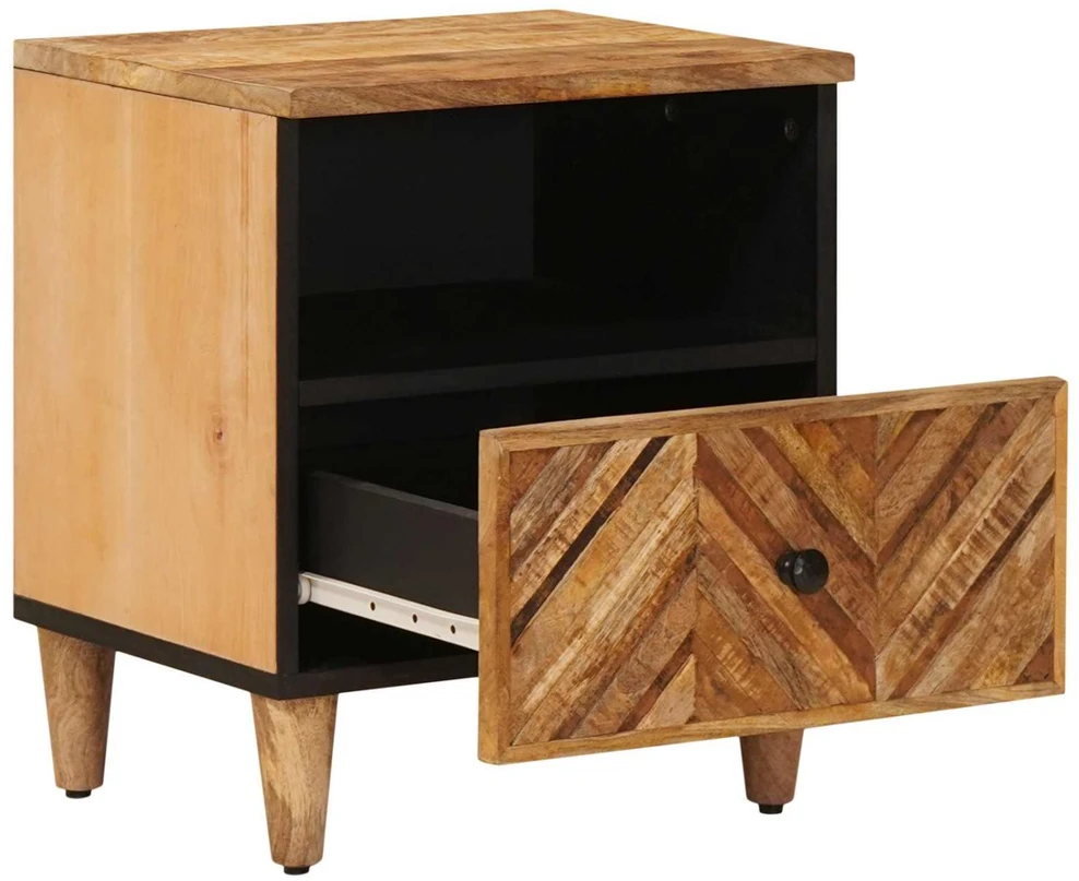 Naktinis staliukas Ruda 50 x 33 x 60 cm Kietas mango medis