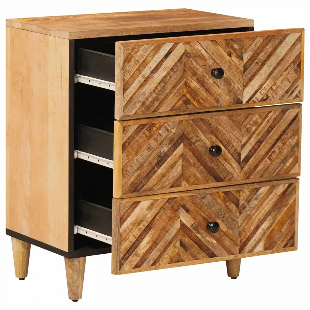 Naktinis staliukas Ruda 50 x 33 x 60 cm Kietas mango medis