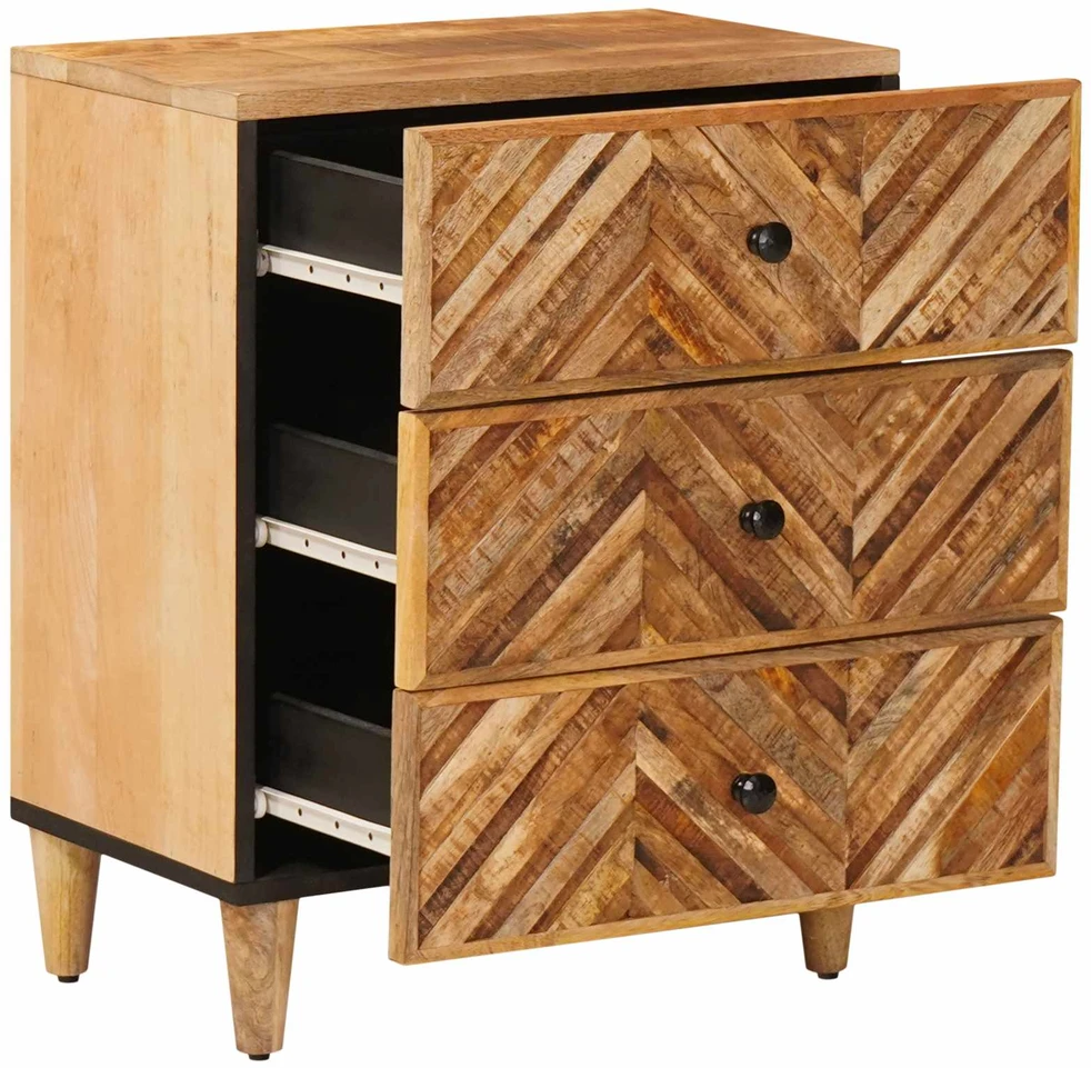 Naktinis staliukas Ruda 50 x 33 x 60 cm Kietas mango medis