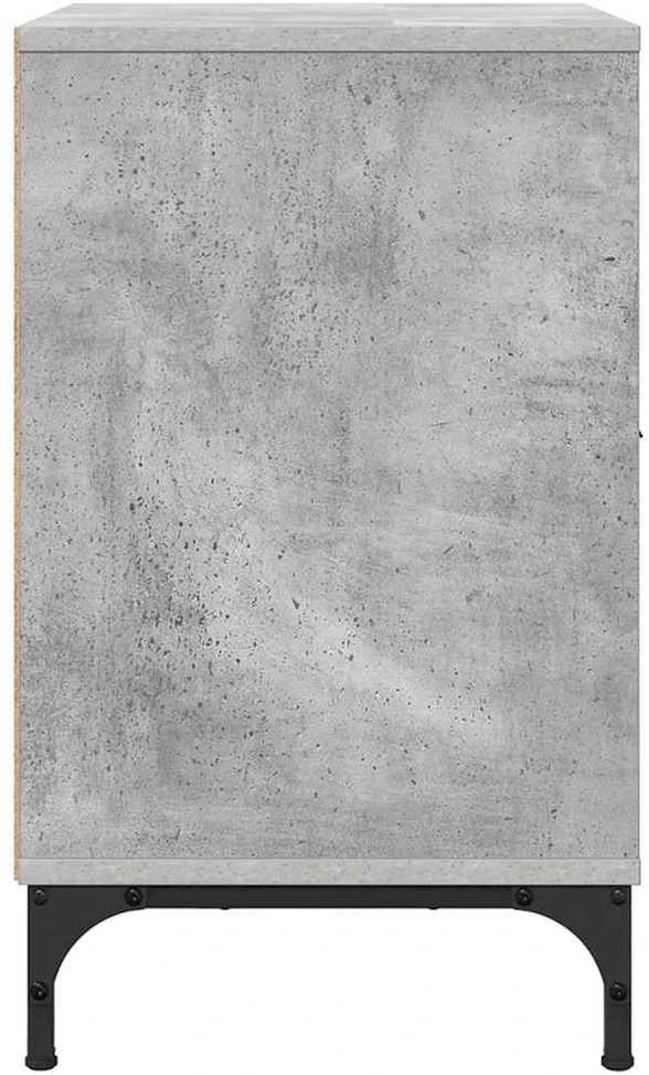 Šalia lovos spintelė Betono pilka 49 x 36 x 61 cm