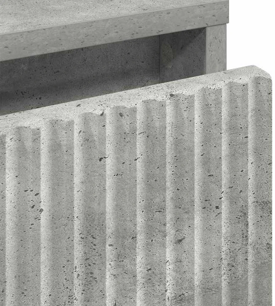 Naktinis staliukas Betono pilka 63.5 x 36 x 61 cm