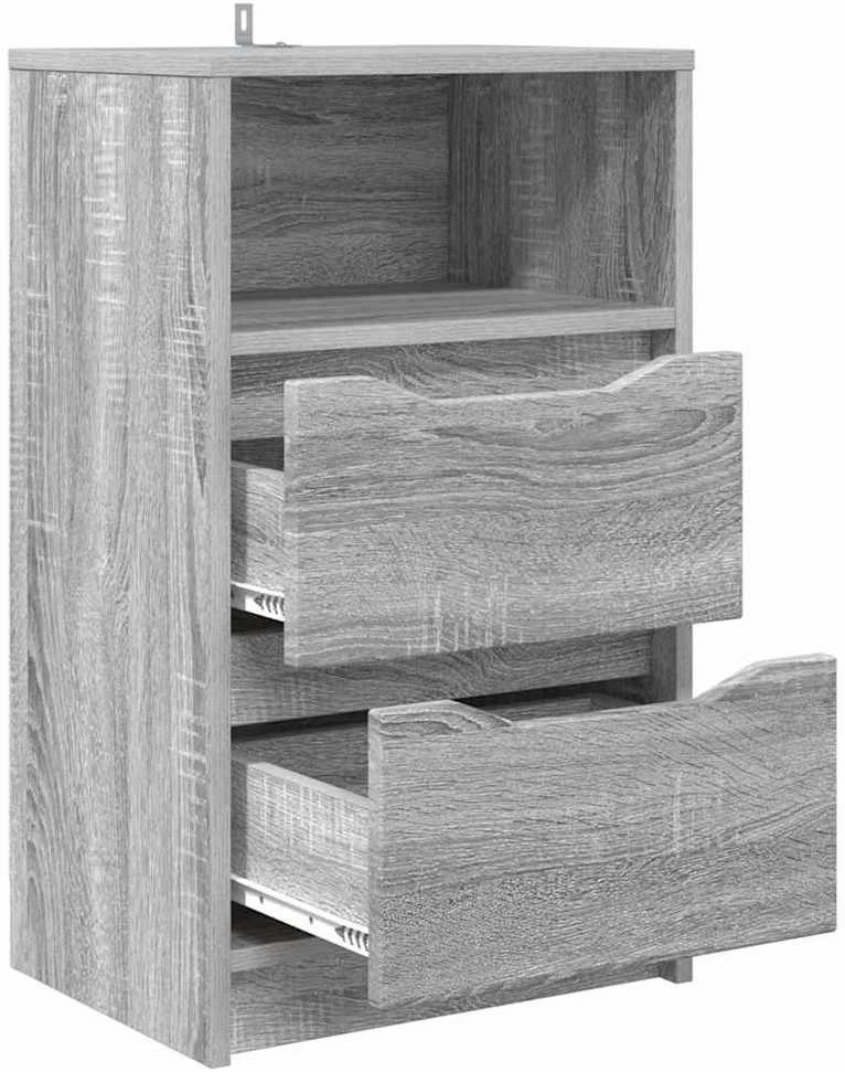 Naktinis staliukas Pilka Sonoma 40 x 30 x 67 cm