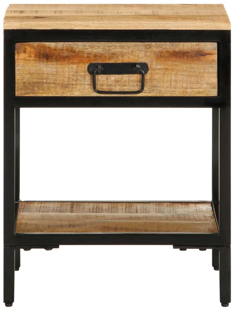 Naktinis staliukas su stalčių Ruda 40 x 35 x 50 cm