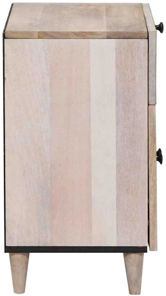 Šalia lovos spintelė Balta 50 x 33 x 60 cm Apdirbta mediena