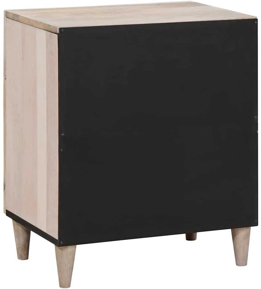Šalia lovos spintelė Balta 50 x 33 x 60 cm Apdirbta mediena