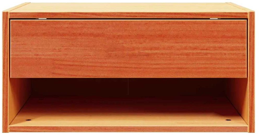 Naktinis staliukas Vaško ruda 50 x 32,5 x 24 cm Pušies masyvas