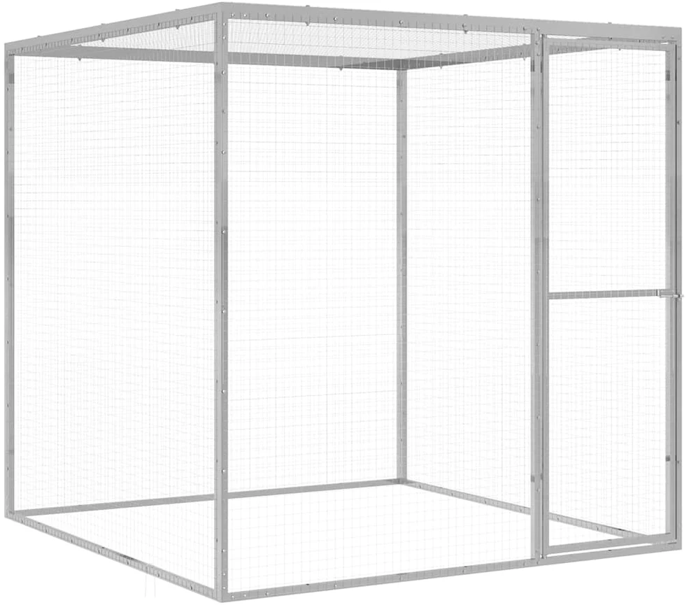 Narvas katėms, 1,5x1,5x1,5m, galvanizuotas plienas