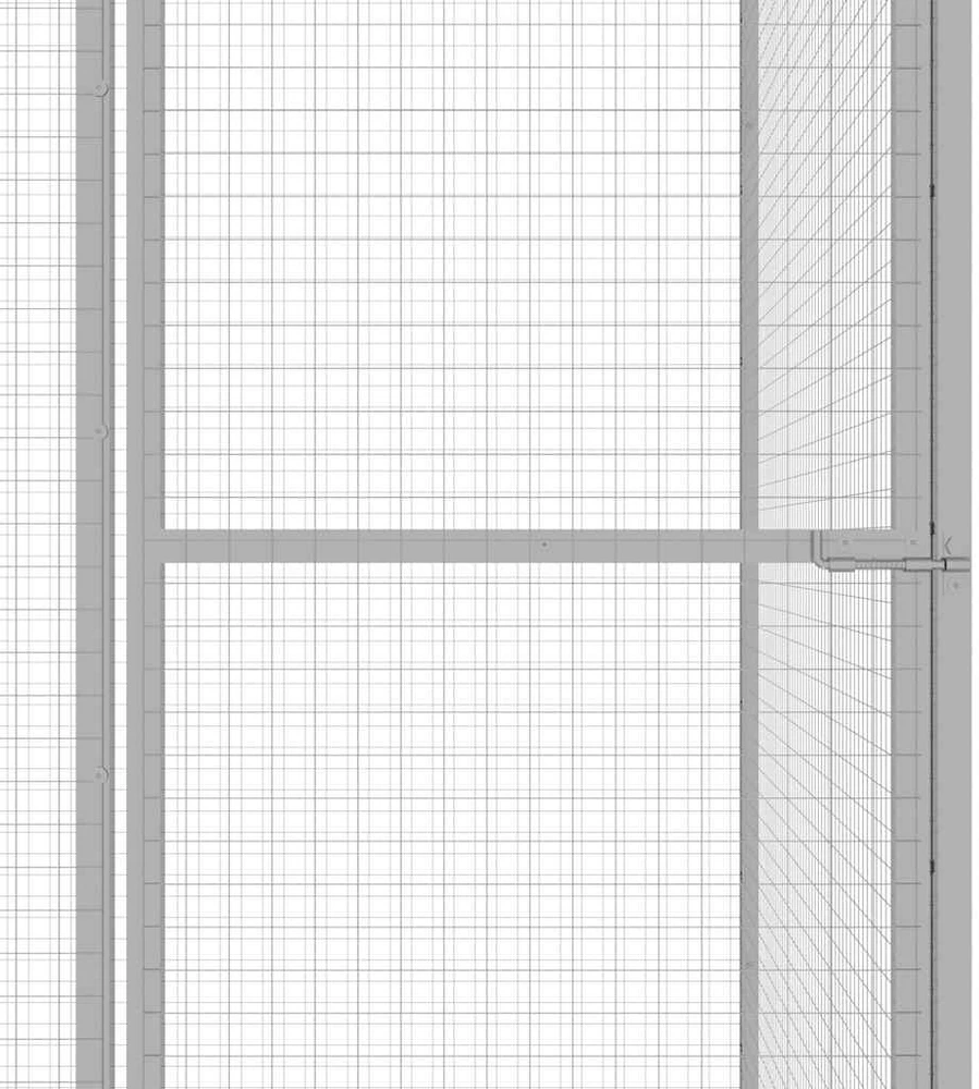 Narvas katėms, 1,5x1,5x1,5m, galvanizuotas plienas