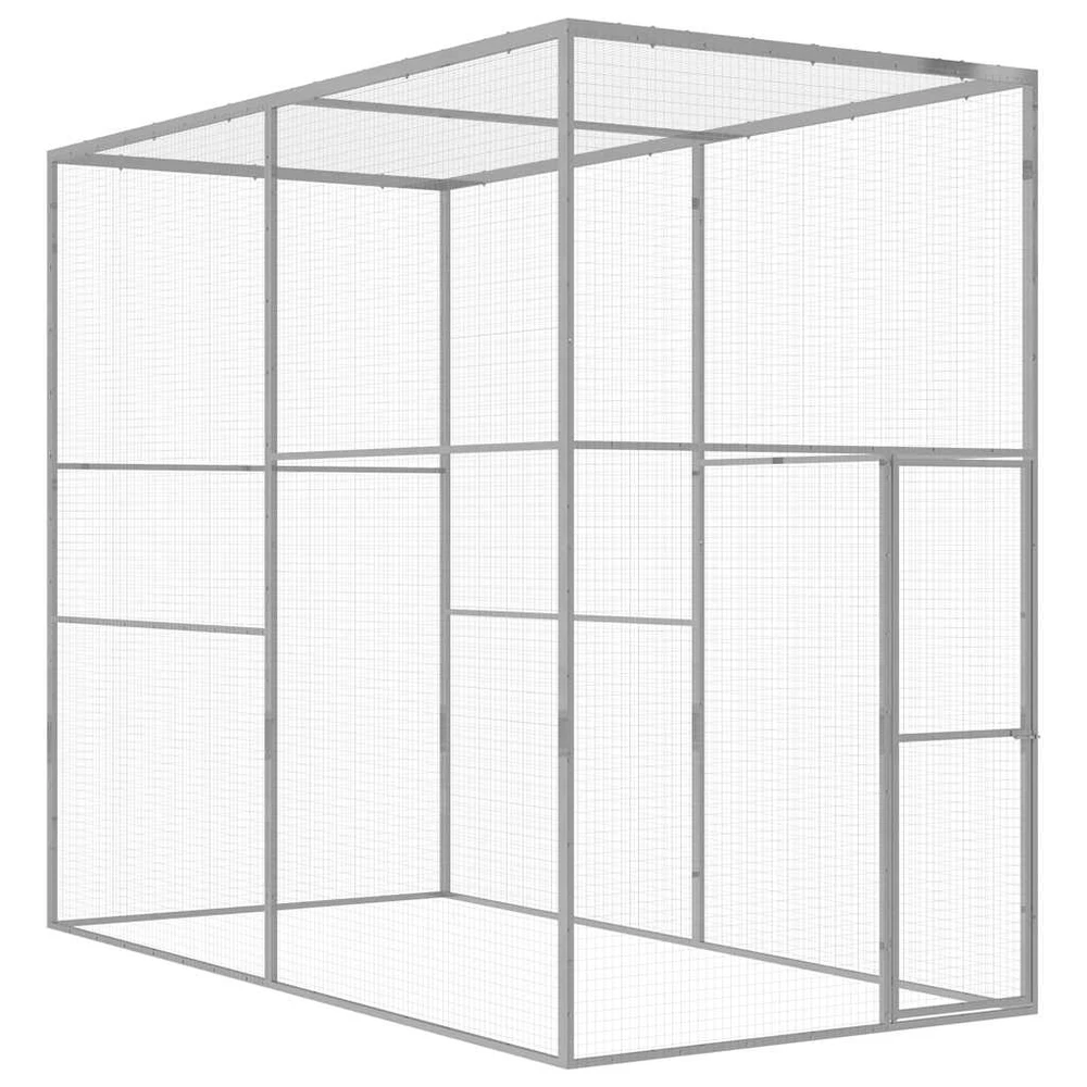 Narvas katėms, 3x1,5x2,5m, galvanizuotas plienas