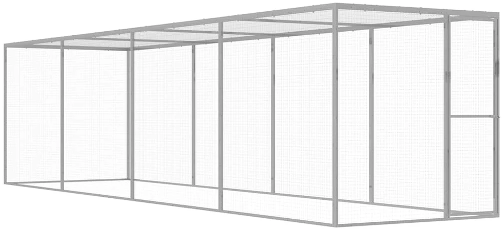 Narvas katėms, 6x1,5x1,5m, galvanizuotas plienas