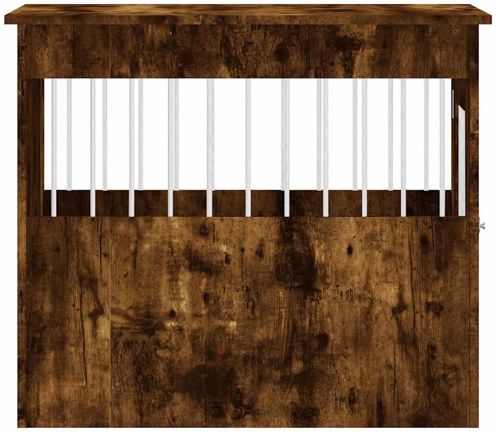 Narvas šunims, dūminio ąžuolo, 55x80x68cm, apdirbta mediena