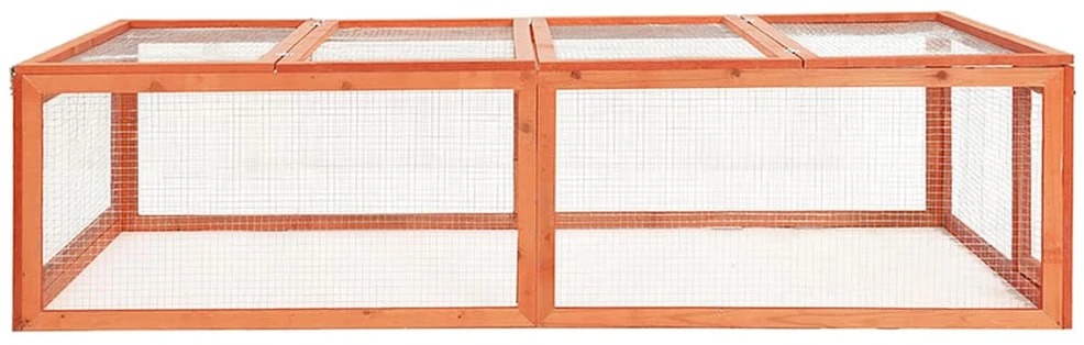 Narvas triušiams, 183x90x46,5cm, eglės medienos masyvas