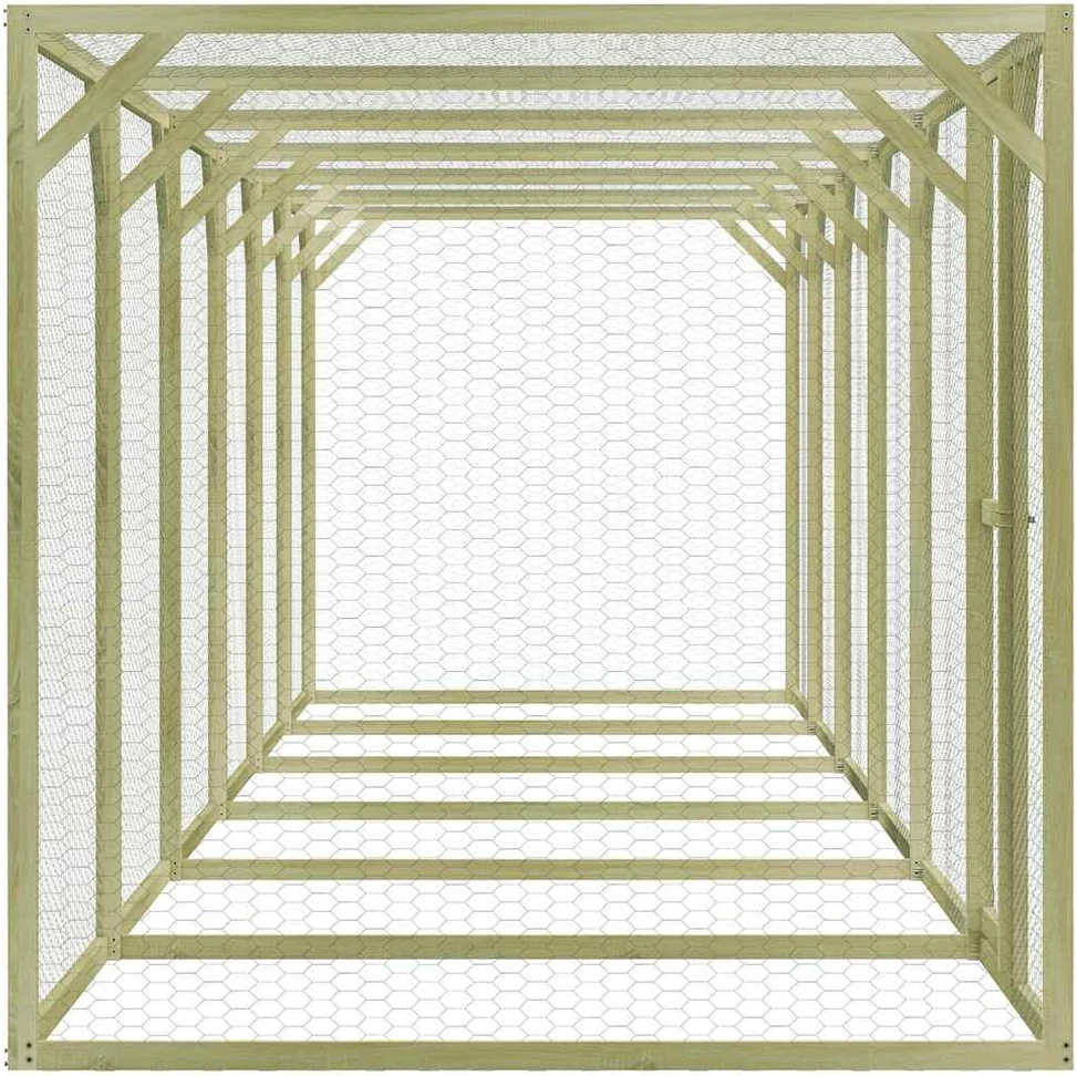 Narvas viščiukams, 1,5x9x1,5m, impregnuota pušies mediena