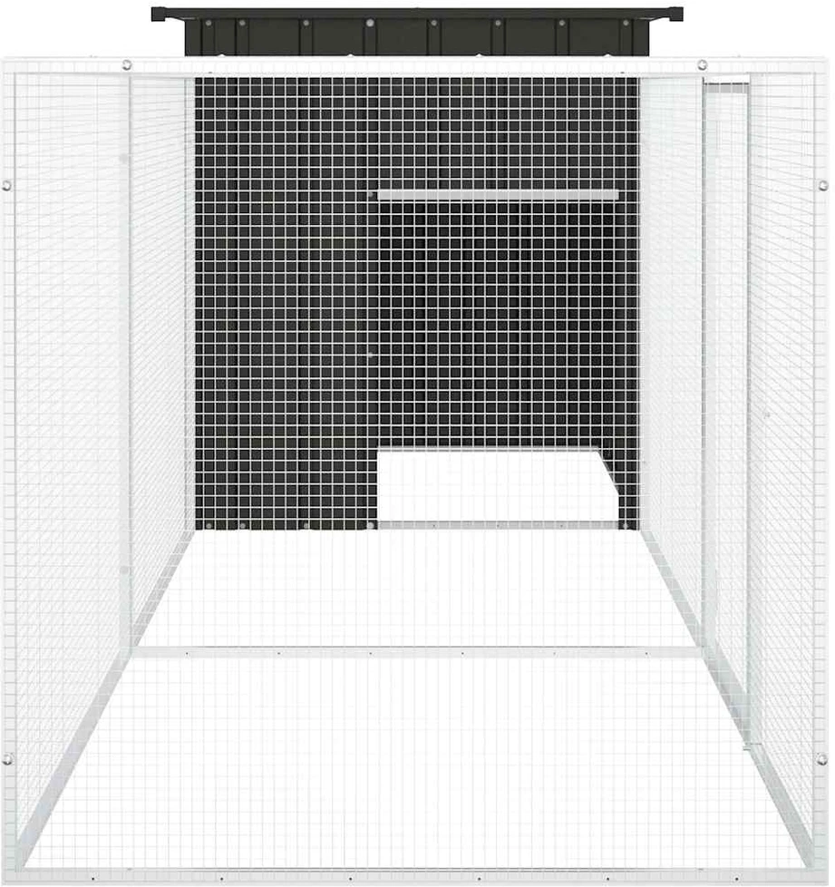 Narvas viščiukams, antracito, 300x91x100cm, plienas