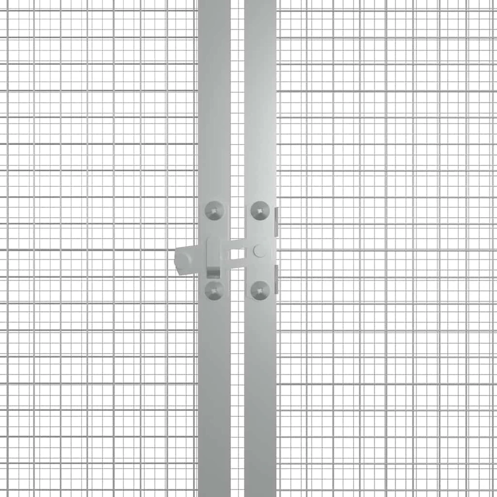 Narvas viščiukams, pilkas, 200x91x100cm, galvanizuotas plienas