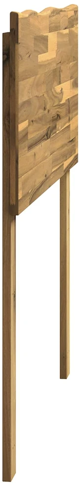Natūralaus krašto galvūgalis ROSTOCK Balta 90 cm