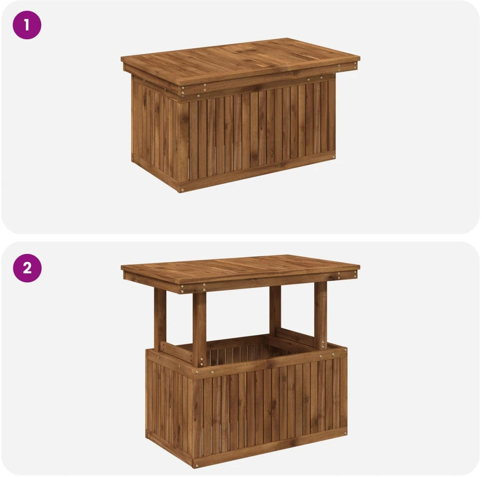 Natūrali 90 x 55 x 75/44,5 cm