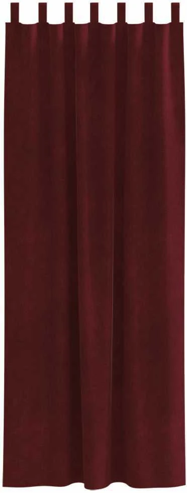 Užtemdymo užuolaidos 2 vnt. Vyno raudona 140 x 245 cm Aksomas