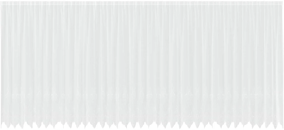 Nėrinių Užuolaida Balta 245 x 900 cm Poliesteris