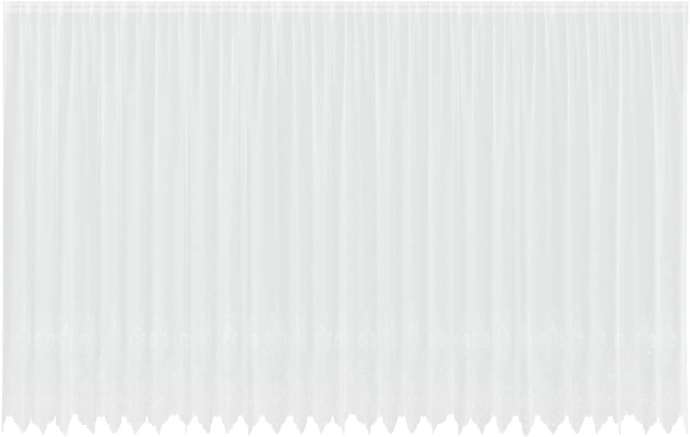 Nėrinių Užuolaida Balta 260x750cm Poliesteris