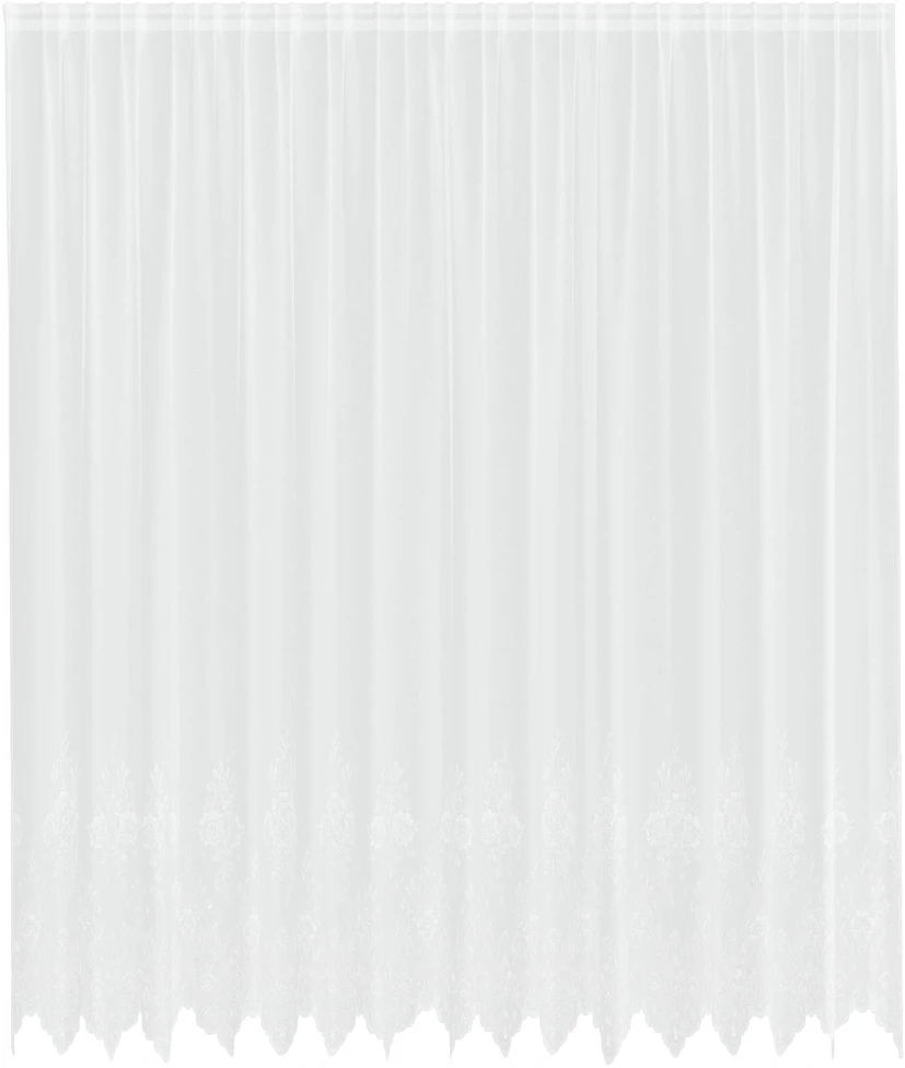 Nėrinių Užuolaida Balta 280 x 400 cm Poliesteris