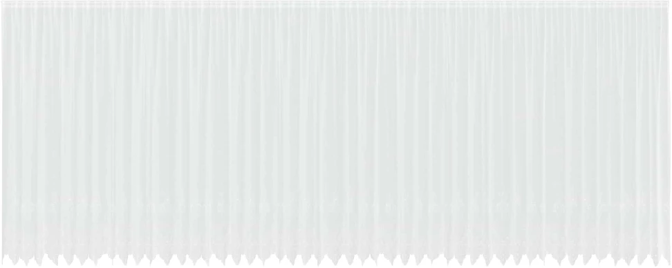 Nėrinių Užuolaida Balta 300 x 1200 cm Poliesteris