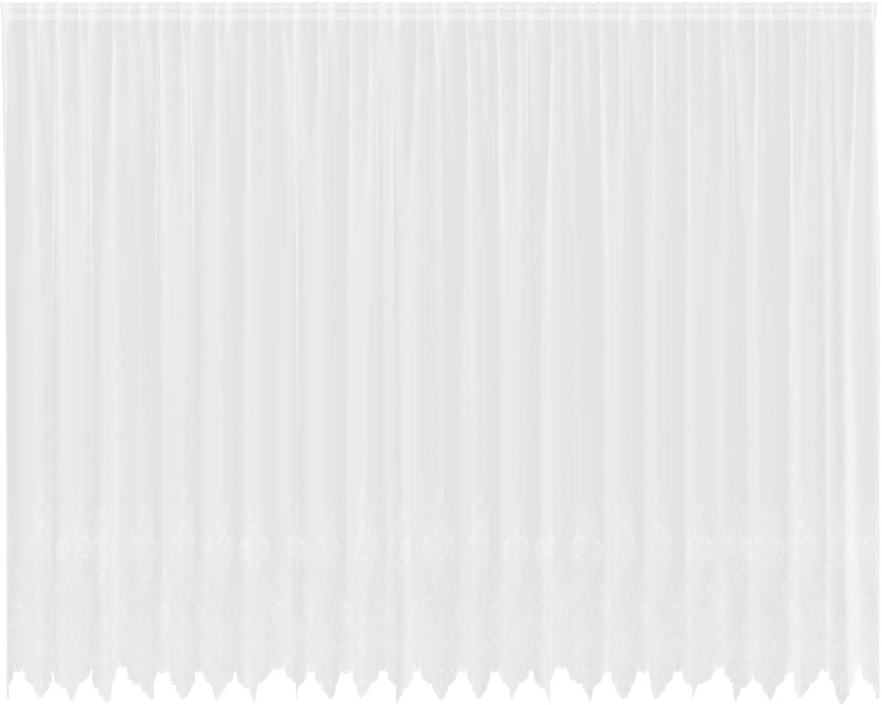 Nėrinių Užuolaida Balta 300 x 600 cm Poliesteris