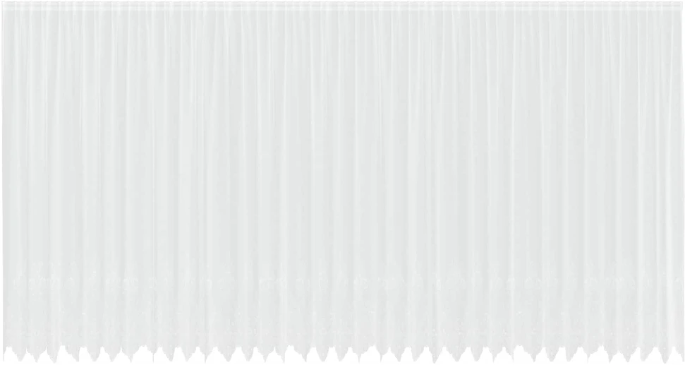 Nėrinių Užuolaida Balta 300 x 900 cm Poliesteris