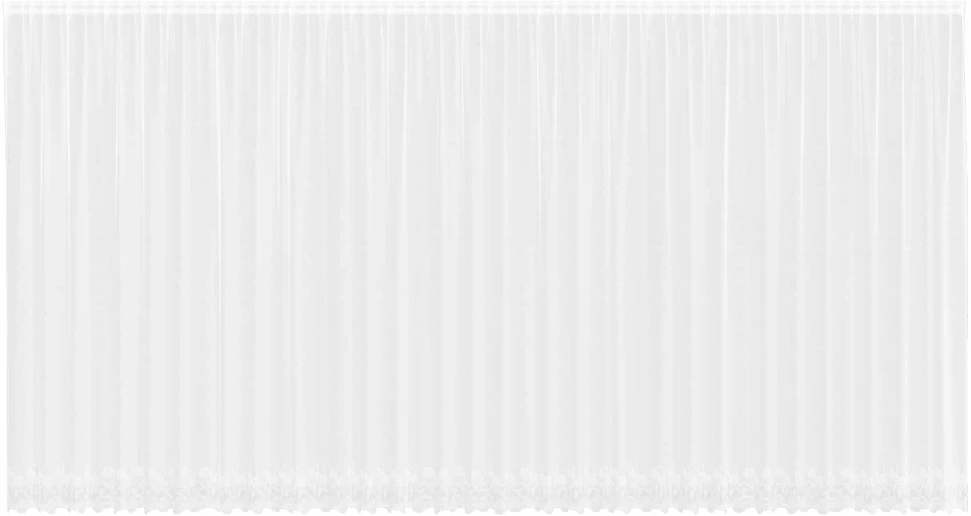 Nėrinių Užuolaida Balta 300 x 900 cm Poliesteris