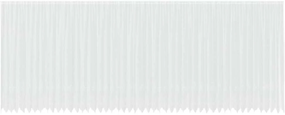 Nėrinių Užuolaida Balta 260 x 1200 cm Poliesteris
