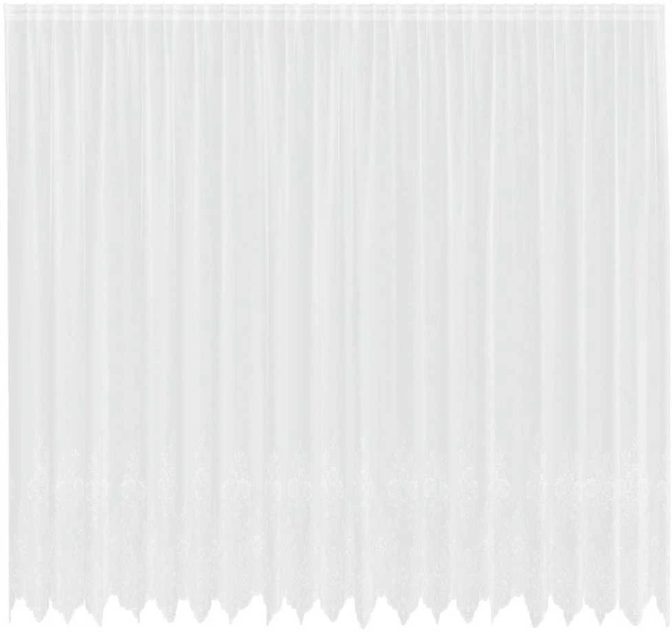 Nėrinių Užuolaida Balta 280 x 500 cm Poliesteris