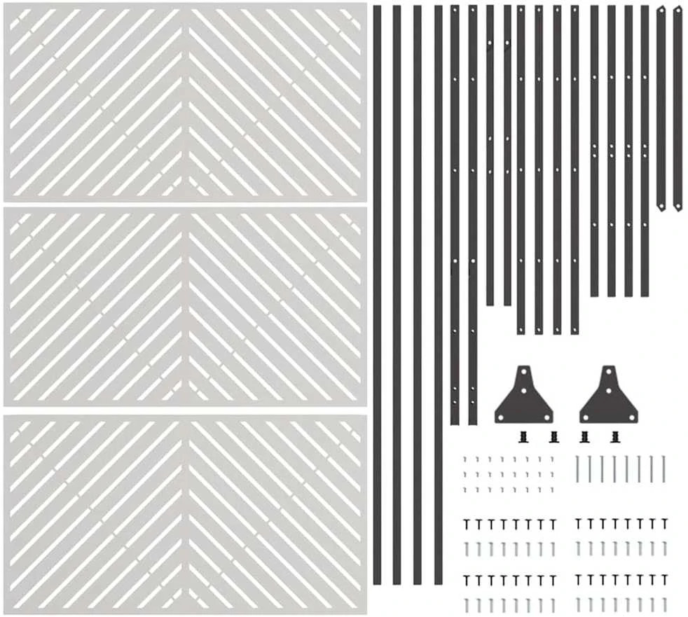 Privatumo žaliuzės 100 x 50 x 180 cm Nerūdijantis plienas