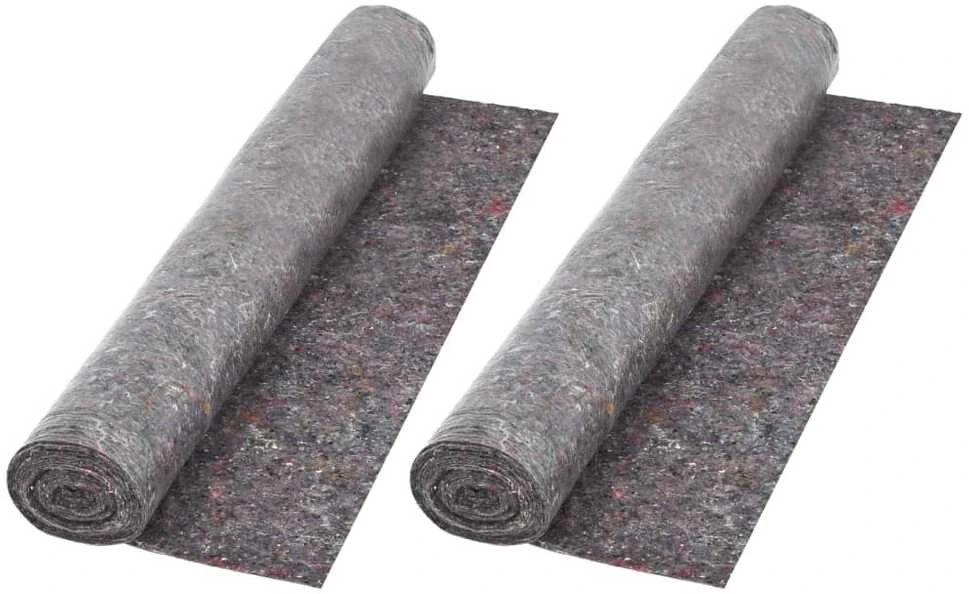Neslyst. apsaug. kilimėlis, vilna, 2vnt., 50m, 180g/m², pilkas