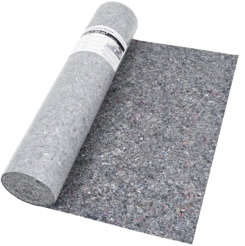 Neslyst. apsaug. kilimėlis, vilna, 2vnt., 50m, 280g/m², pilkas