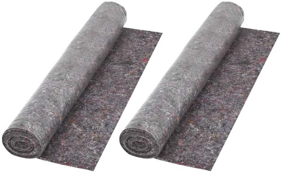 Neslyst. apsaug. kilimėlis, vilna, 2vnt., 50m, 180g/m², pilkas