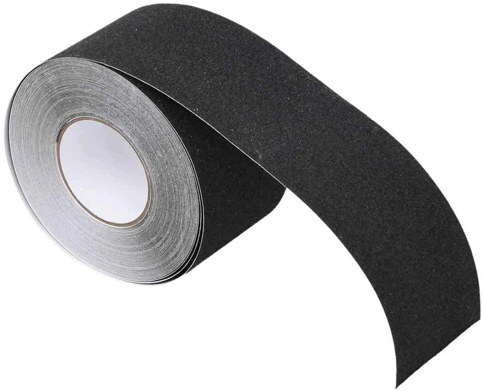 Neslystanti juosta, juodos spalvos, 0,1x20m, PVC