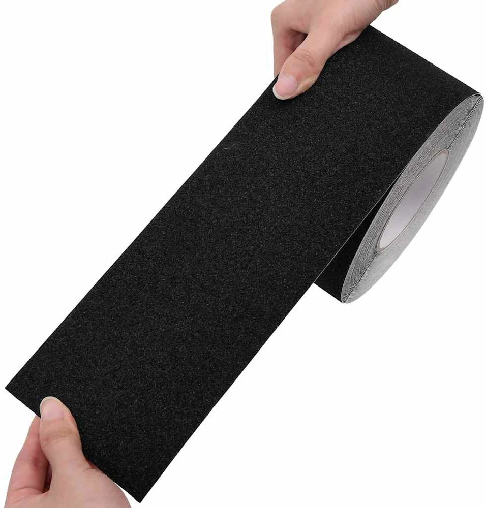 Neslystanti juosta, juodos spalvos, 0,1x20m, PVC