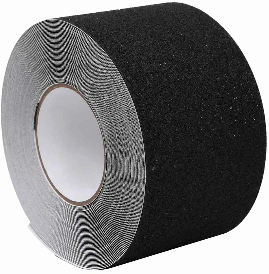 Neslystanti juosta, juodos spalvos, 0,1x20m, PVC