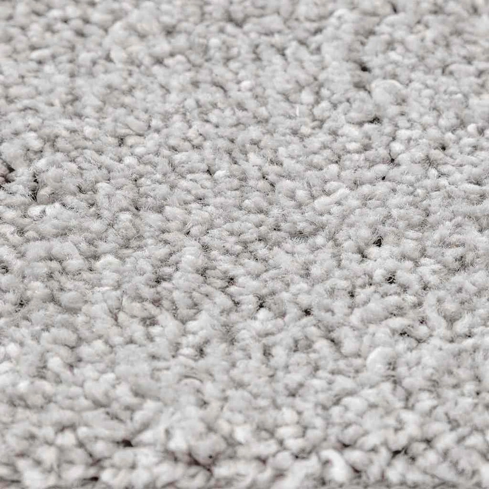 Neslystantis plaukuotas kilimas Pilka 120 x 120 cm PP