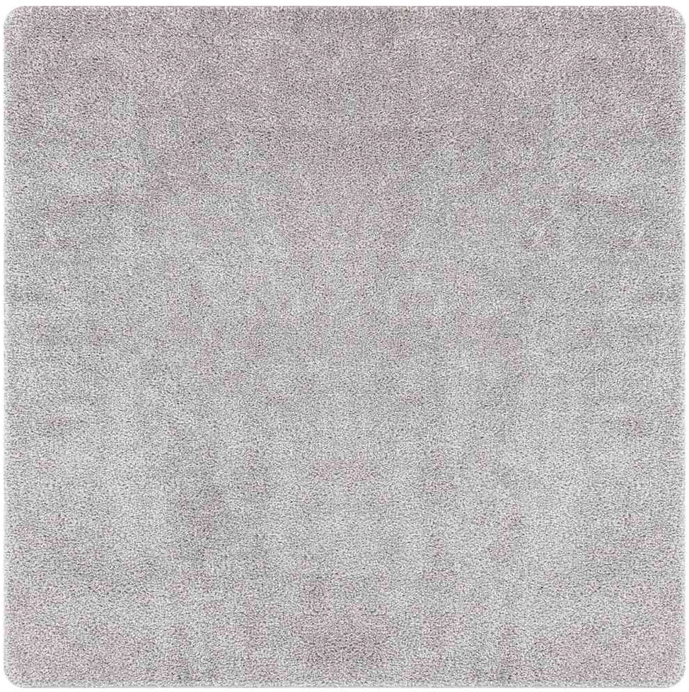 Neslystantis plaukuotas kilimas Pilka 120 x 120 cm PP