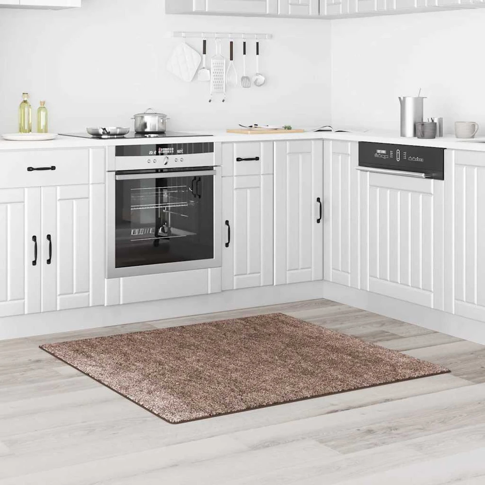 Neslystantis plaukuotas kilimas Ruda 120 x 120 cm PP