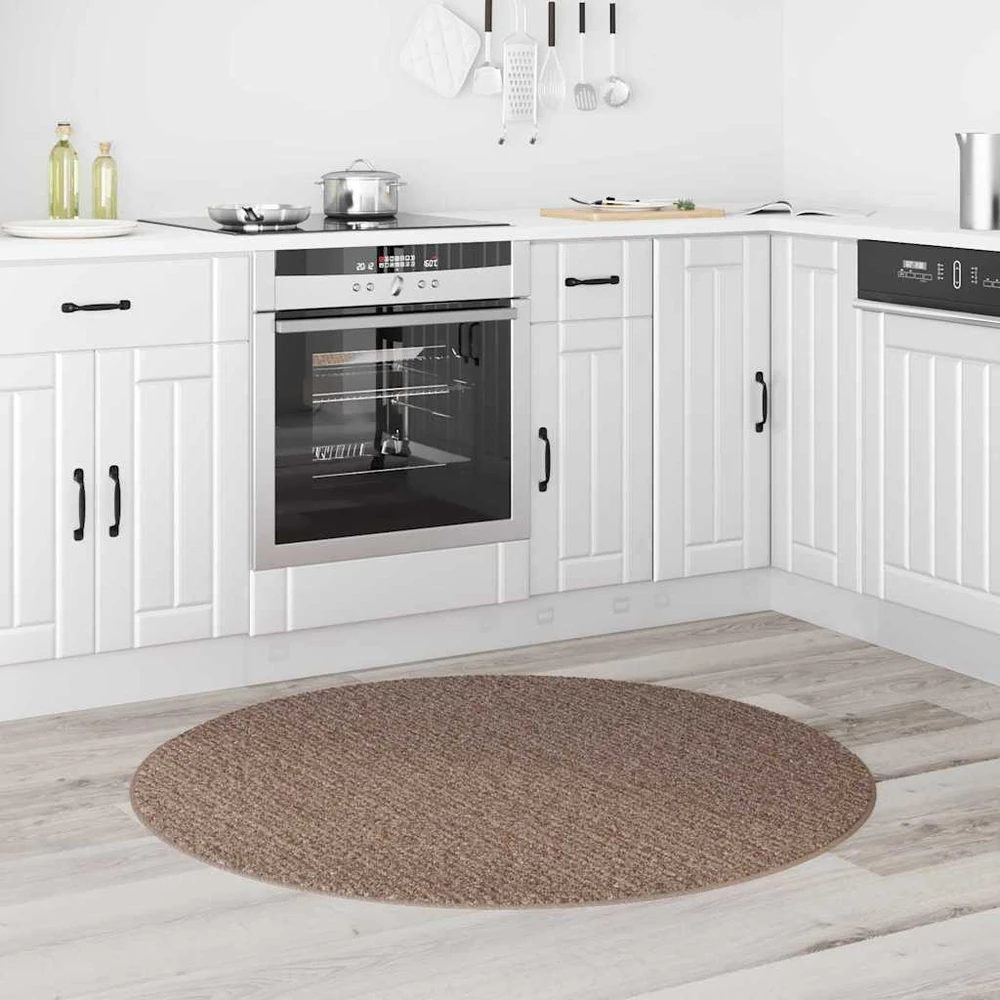 Neslystantis plaukuotas kilimas Ruda 120 x 120 cm PP